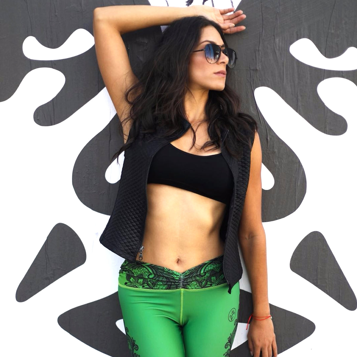 Emerald Lotus Leggings