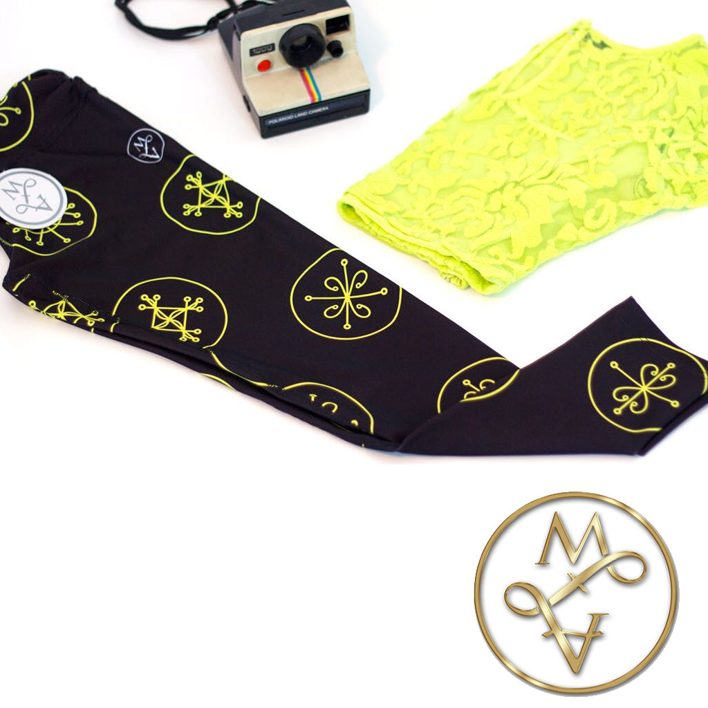 Healing Codes Black Leggings