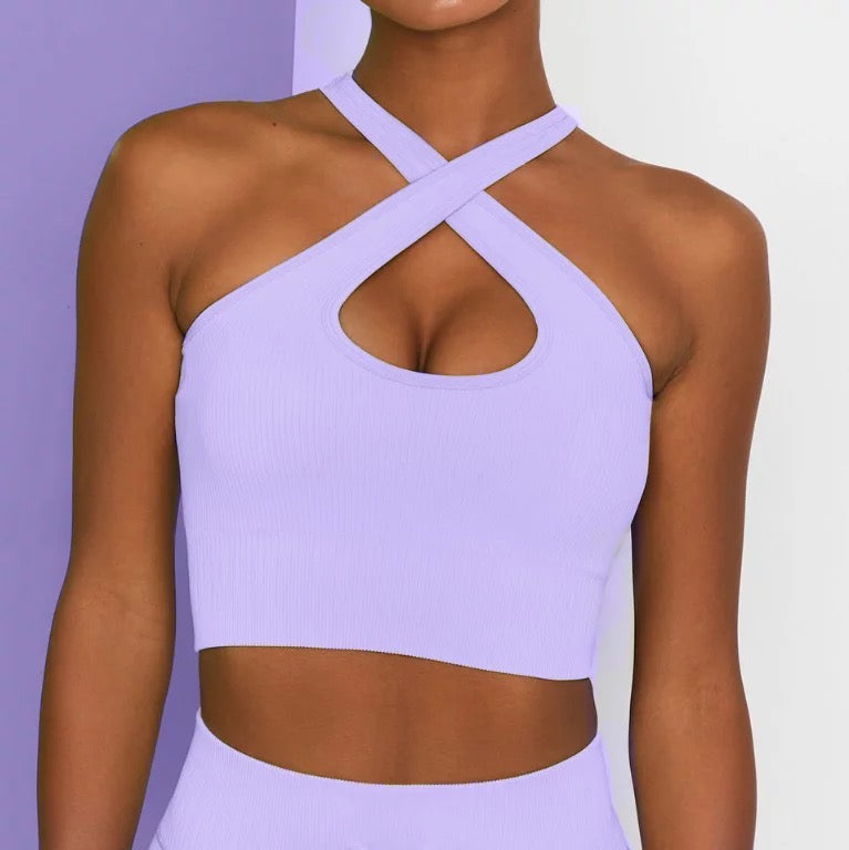 Purple Bow Seamless Set