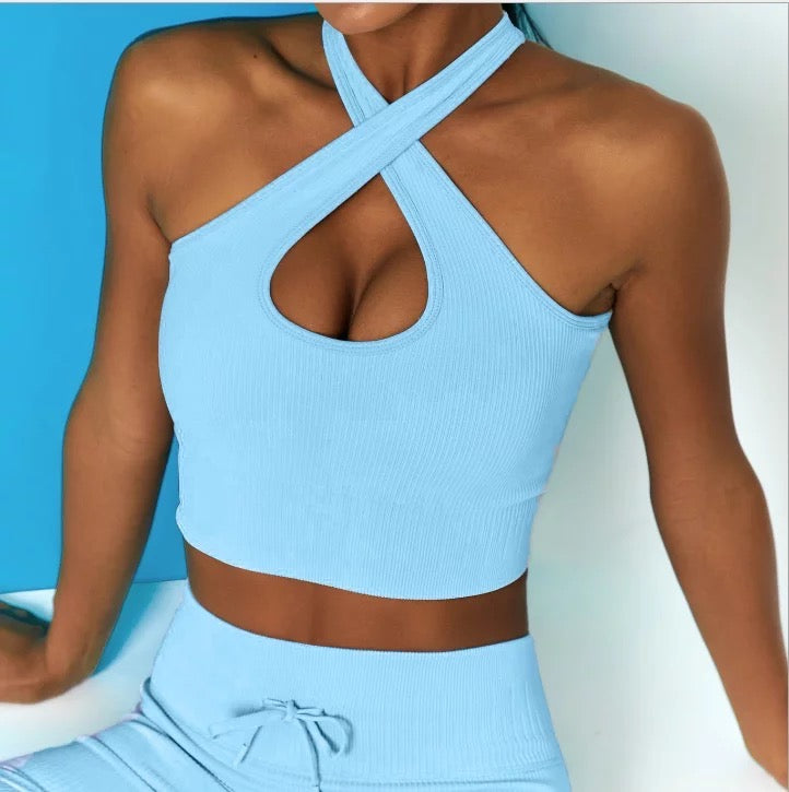 Baby Blue Bow Seamless Set