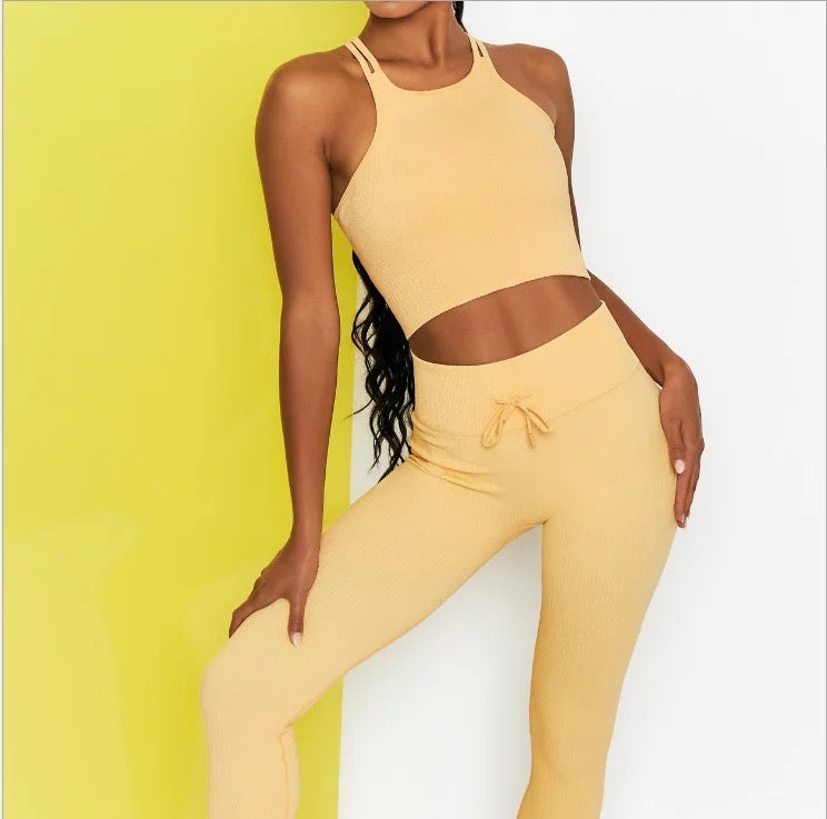 Yellow Bow Seamless Set