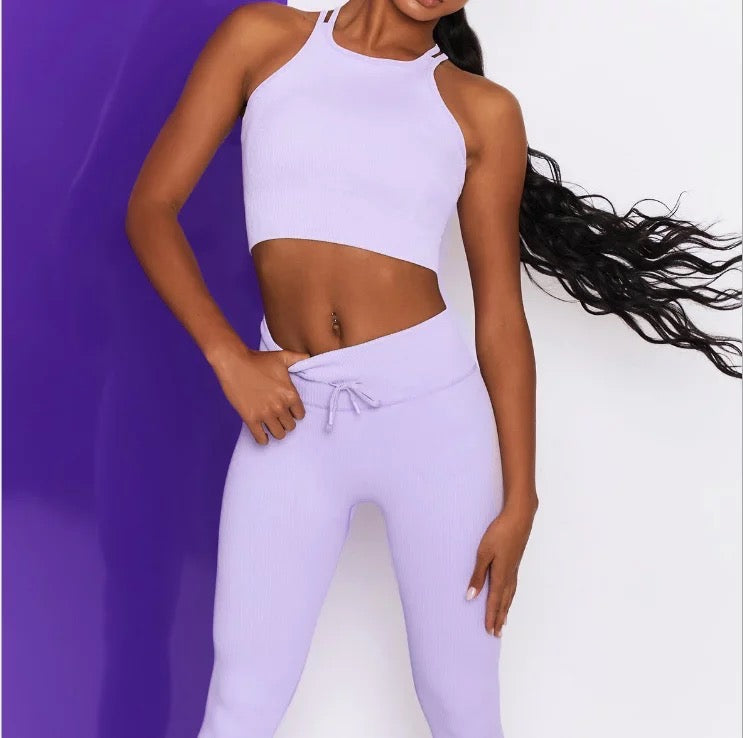 Purple Bow Seamless Set