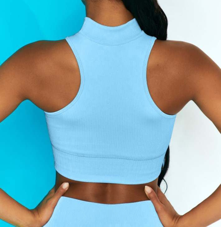 Baby Blue Bow Seamless Set