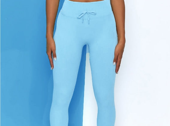 Baby Blue Bow Seamless Set