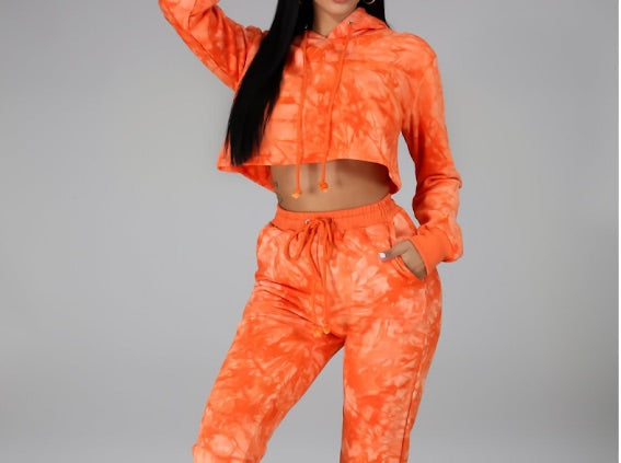 Tie Dye Sweatpants Set