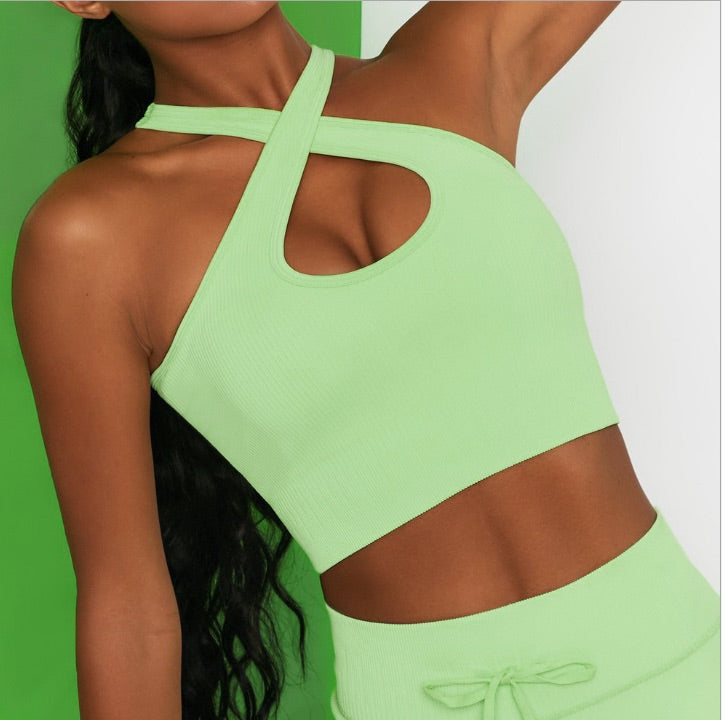 Green Bow Seamless Set