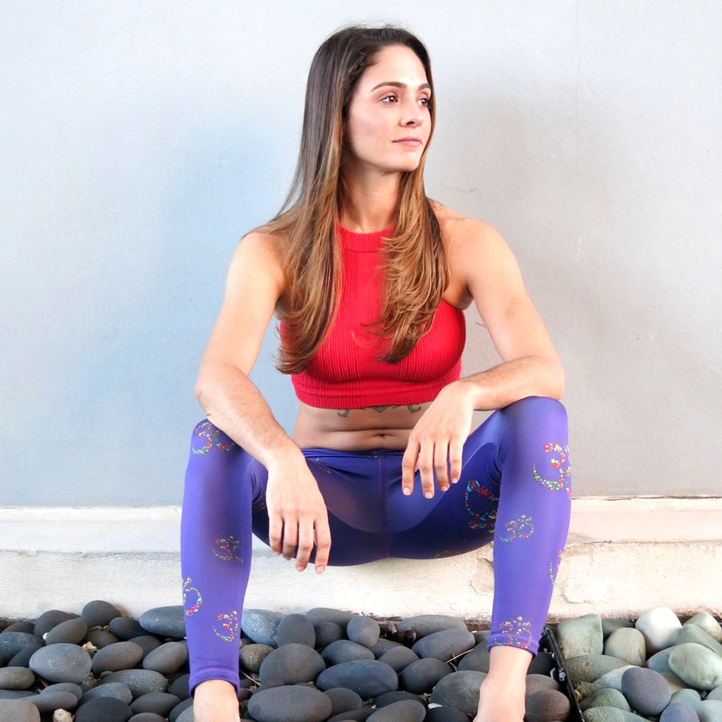 Purple OM Leggings