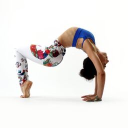 White OM Rainbow Leggingns