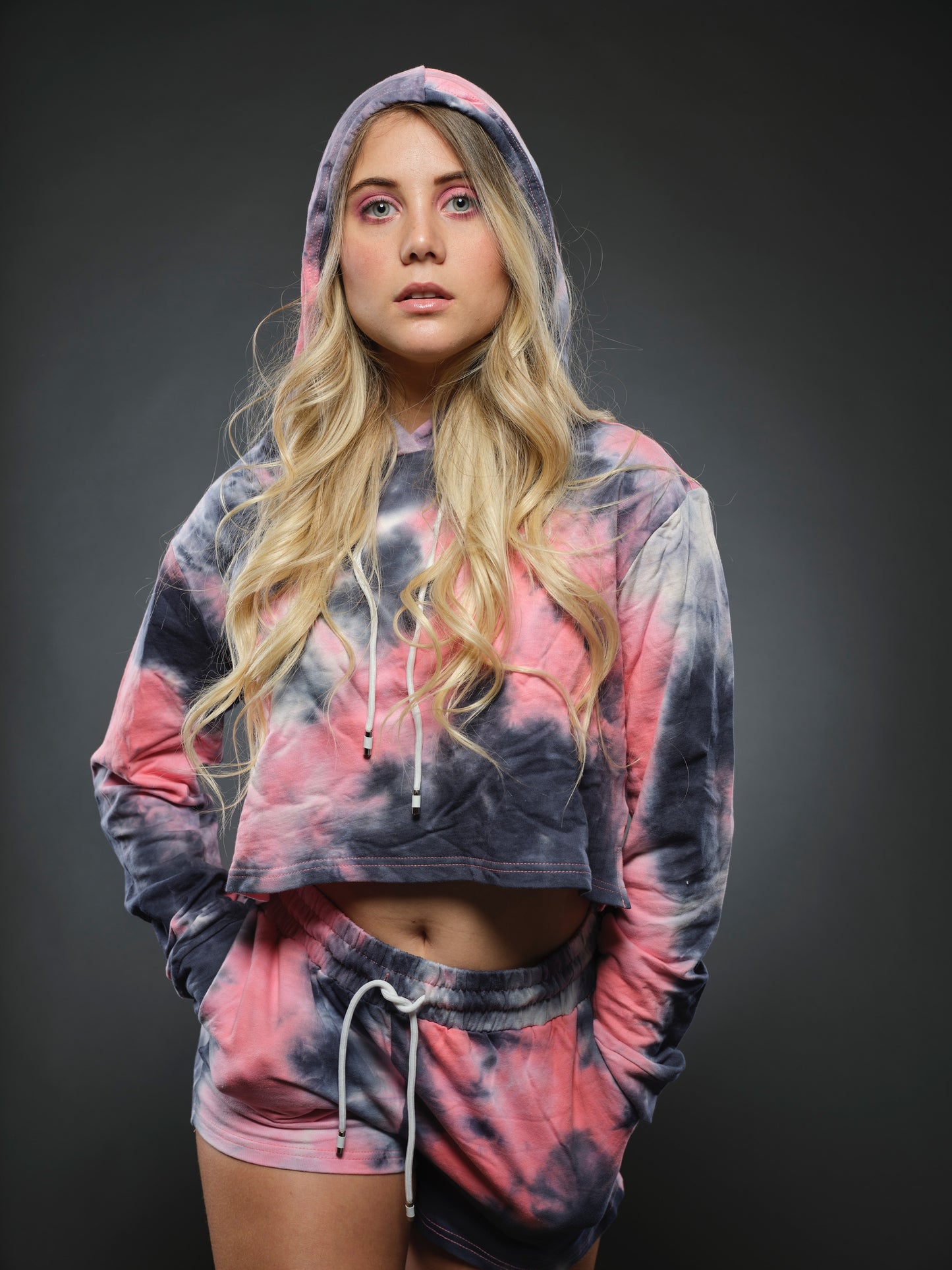 Tie Dye Top and Shorts Set