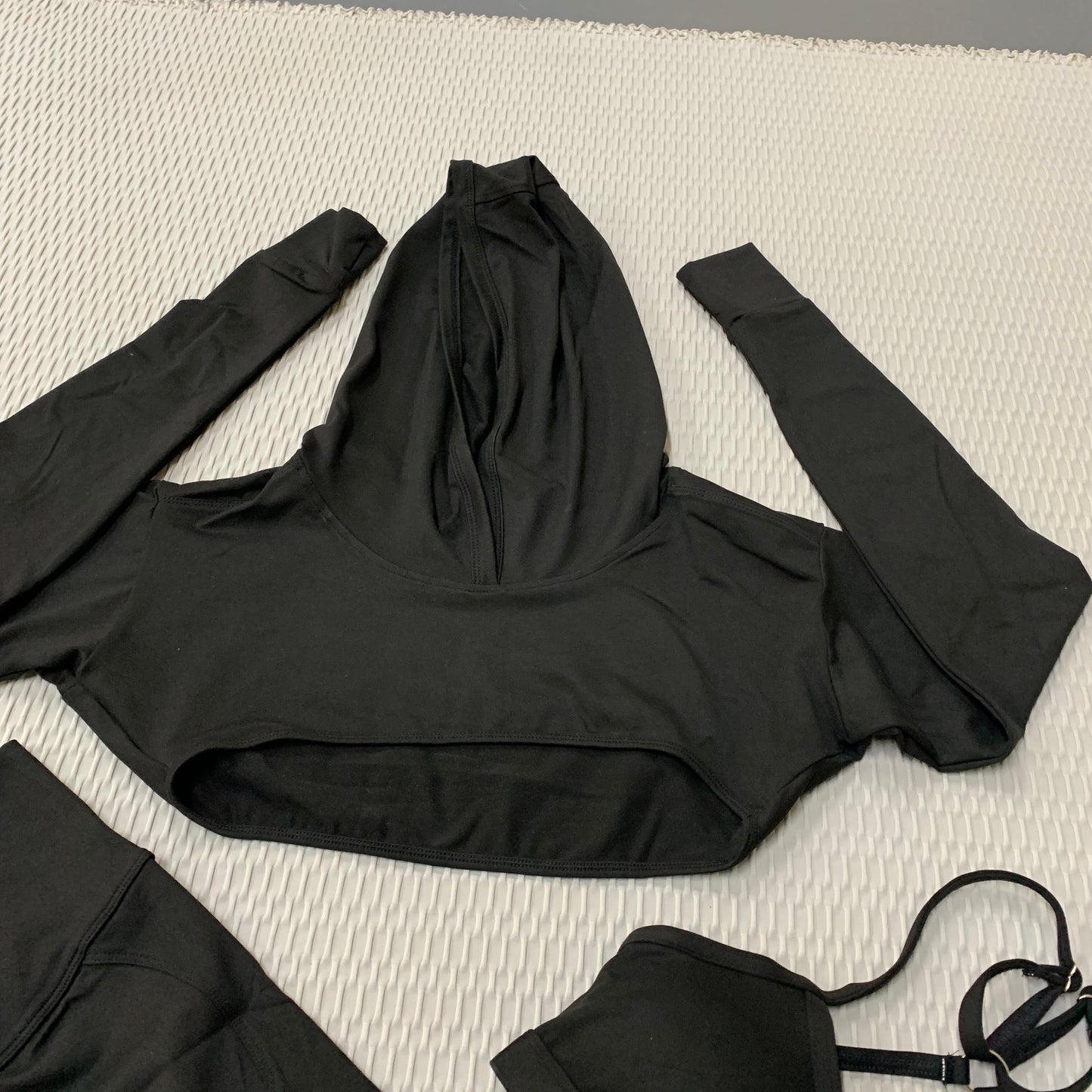 Black 3 Pieces Bikers Set