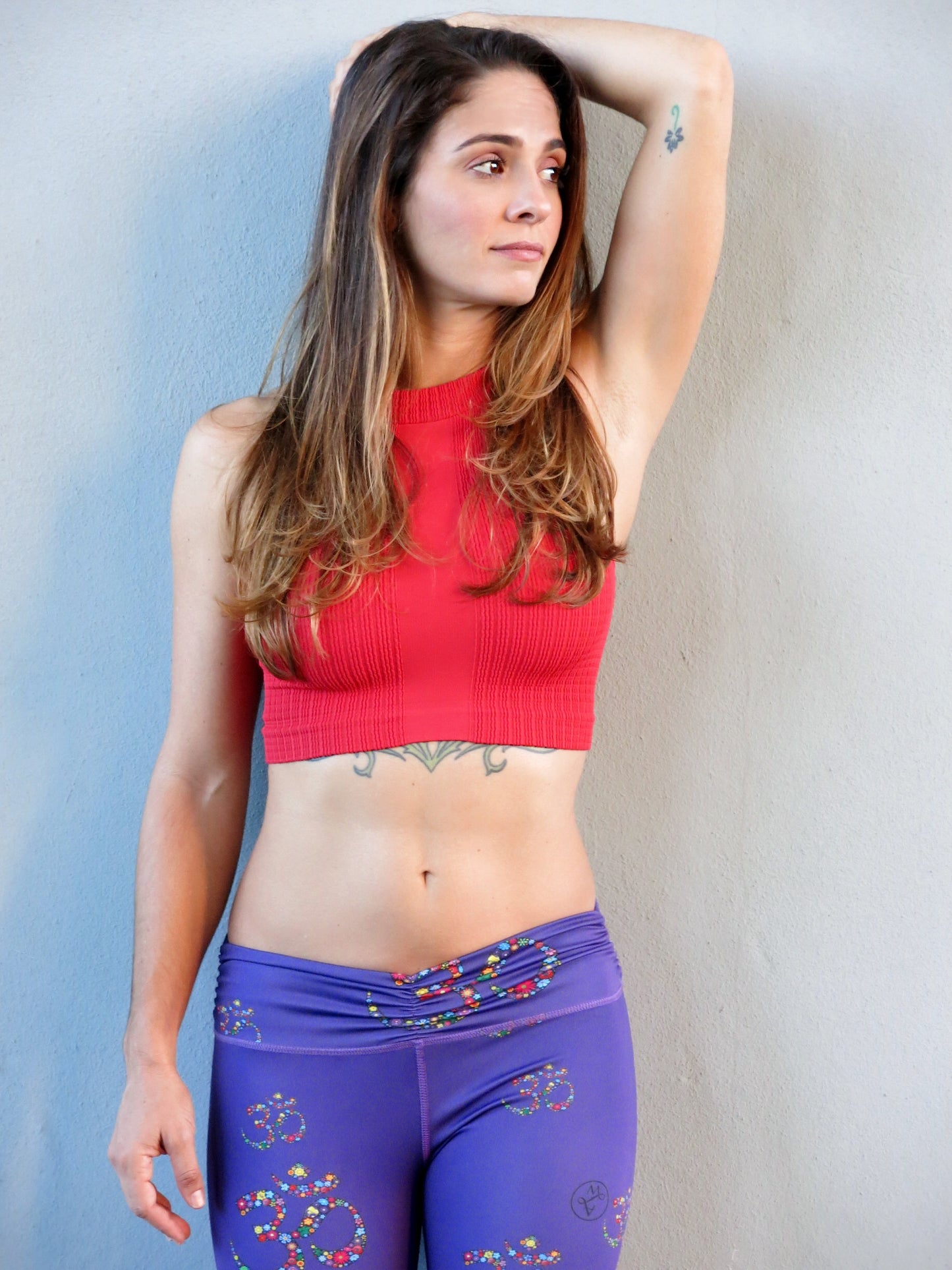 Purple OM Leggings