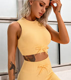 Yellow Bow Seamless Set