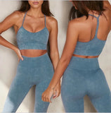Blue 2 or 3 Pieces Seamless Set