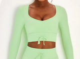 Green Bow Seamless Set