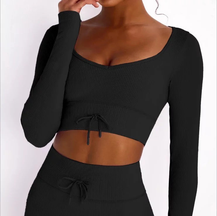 Black Bow Seamless Set