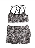 Summer Leopard Shorts Set