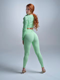 Green Bow Seamless Set