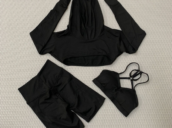 Black 3 Pieces Bikers Set