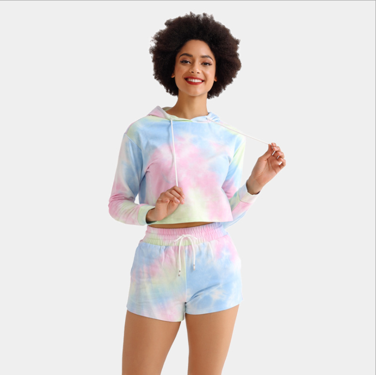 Tie Dye Top and Shorts Set