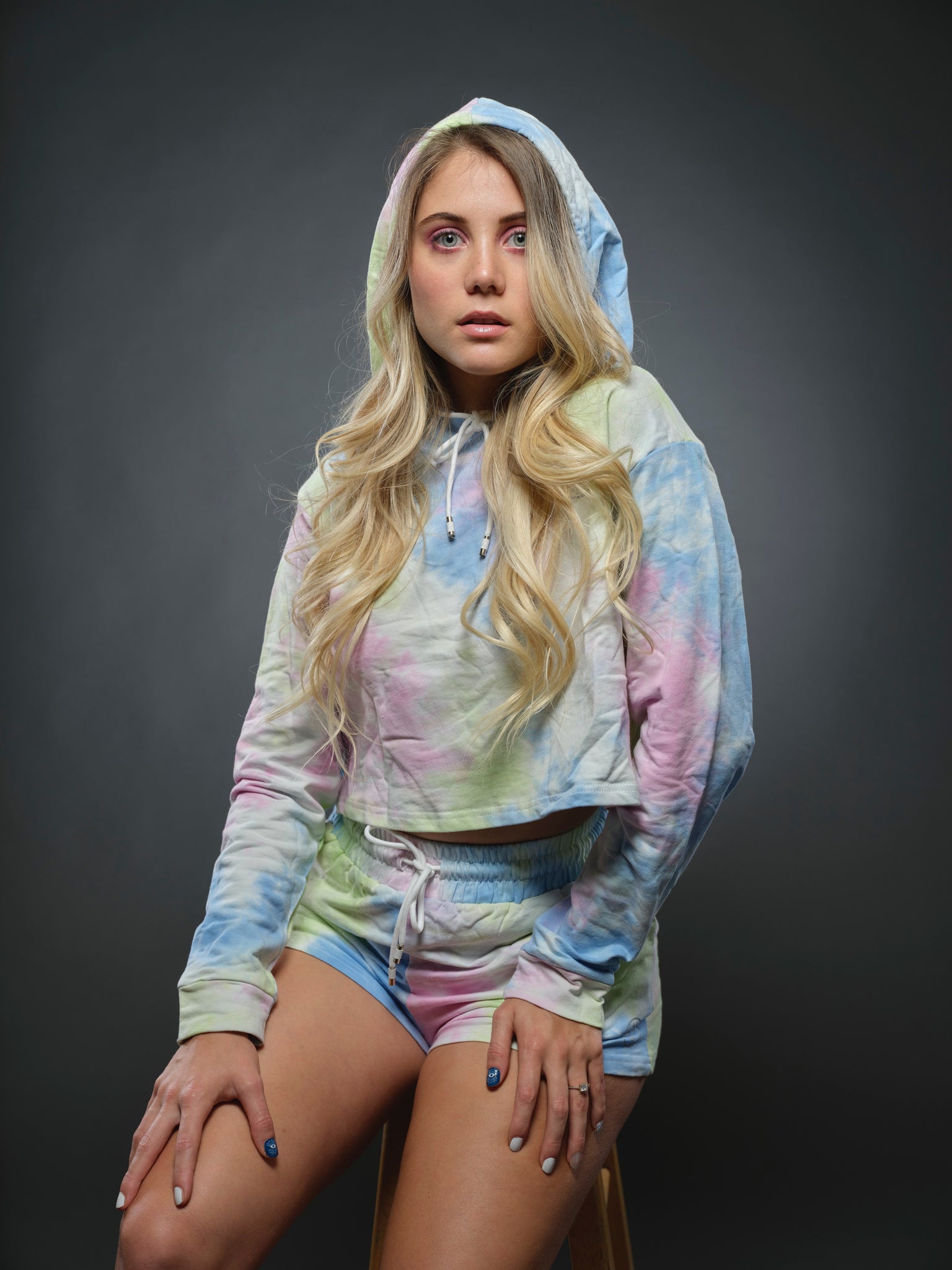 Tie Dye Top and Shorts Set