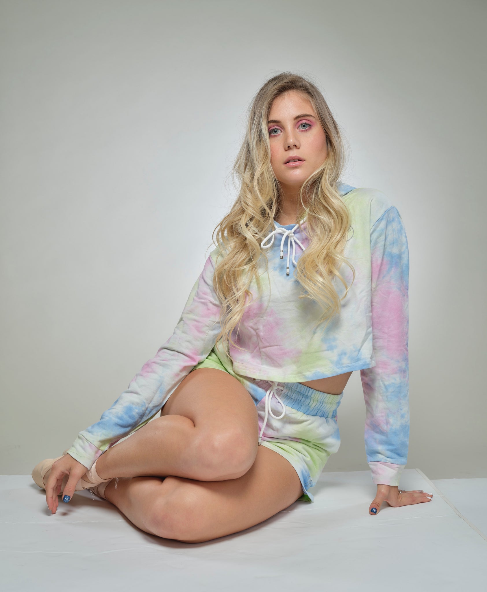 Tie Dye Top and Shorts Set